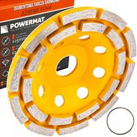 TARCZA GARNKOWA DIAMENTOWA DO SZLIFOWANIA BETONU KAMIENIA SEGMENTOWA 125MM