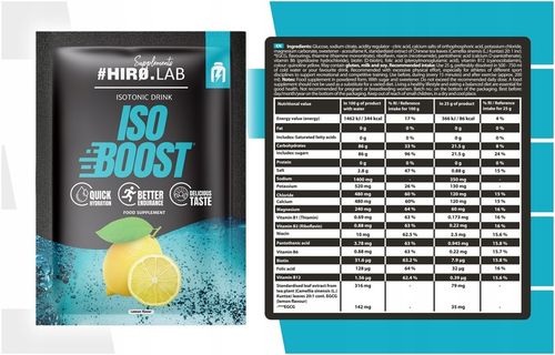 IZOTONIK ISO KONCENTRAT NAWODNIENIE ELEKTROLITY cytryna 25x 25 g box zestaw na Arena.pl