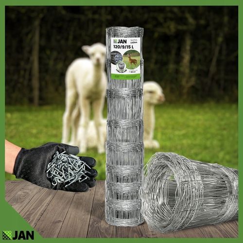 Siatka Leśna Ogrodzeniowa wys 120/9/15 L 50m Budowlana na kury Sarny Gratis na Arena.pl