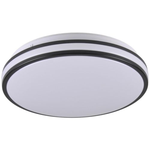 Ledowa lampa sufitowa plafon Orbit 318985 24W okrągły czarny na Arena.pl