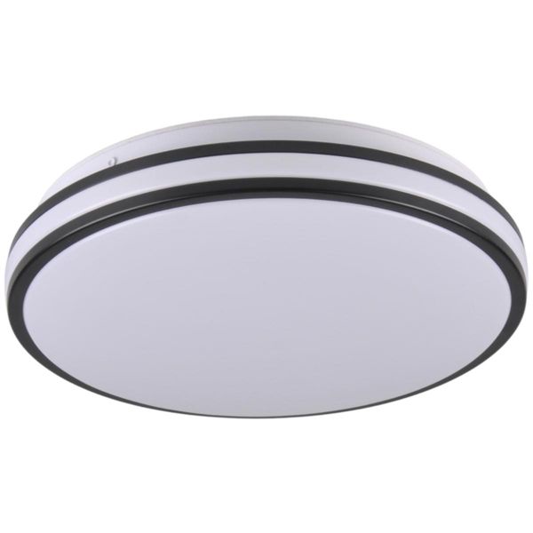 Ledowa lampa sufitowa plafon Orbit 318985 24W okrągły czarny zdjęcie 4