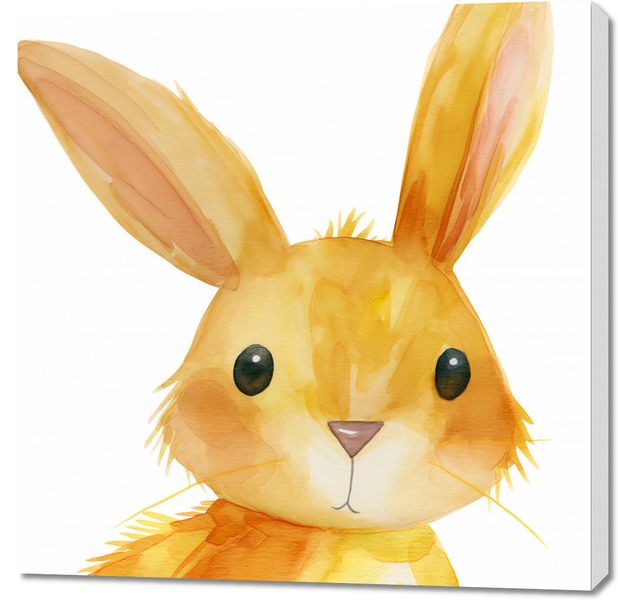 Obraz 90x90cm Słodki Zajączek zdjęcie 1