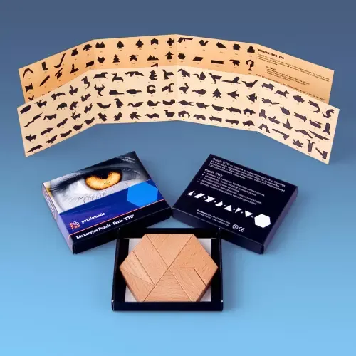 Puzzle drewniane 7 elementów. Eto na Arena.pl
