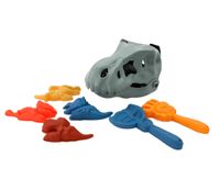 zabawki do piaskownicy Dino Trap - szary