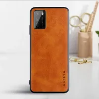 Etui AIORIA Vintage LEATHER do Xiaomi Poco M3 pomarańczowy