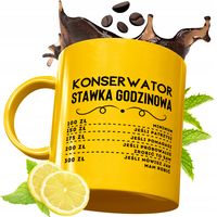 Złoty Kubek Premium Dla Konserwatora Prezent Z Nadrukiem Ze Zdjęciem