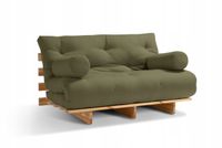 Sofa z funkcją spania 140x200 - Slim Exclusive Classic - Pascall Futon KH52