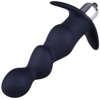 Czarny Korek Analny Zagięty Penis Plug Zatyczka