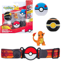 ZESTAW TRENERA POKEMON CLIP'N'GO Z PASEM I FIGURKĄ CHARMANDER