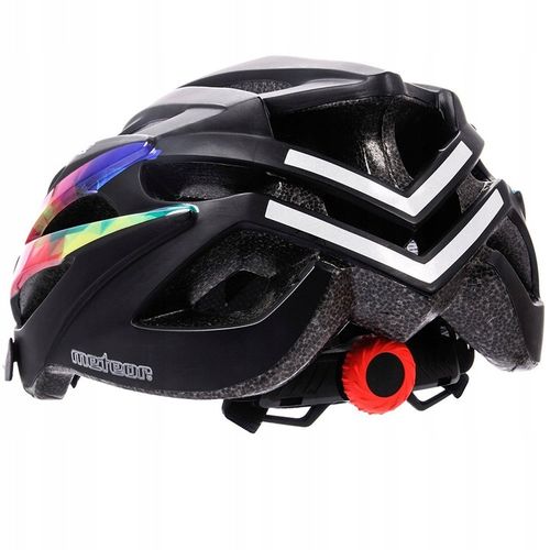KASK ROWEROWY REGULOWANY METEOR SHIMMER M 55-58 siatka otwory wentylacyjne na Arena.pl