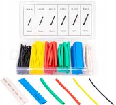 RURKI TERMOKURCZLIWE ZESTAW RUREK 100 SZT KOLOROWE