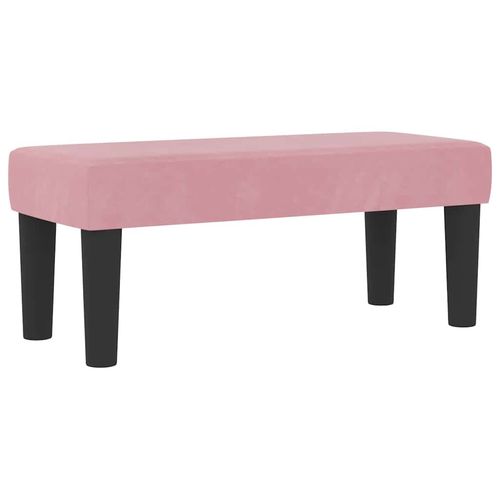 Łóżko sprężynowe z materacem Różowy 100 x 200 cm Aksamit na Arena.pl