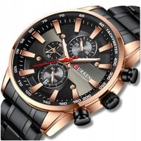 ZEGAREK MĘSKI CURREN KLASYCZNY ELEGANCKI CHRONOGRAF DATOWNIK 6 KOLORÓW