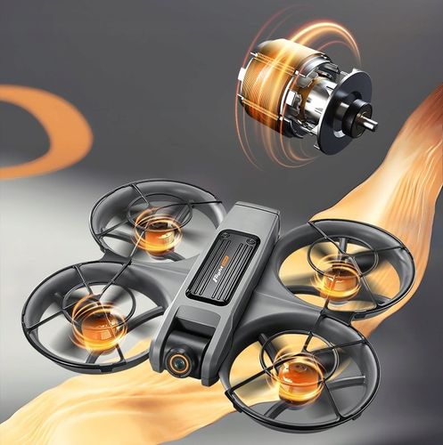 DRON KONTROLER Z LCD 2 kamery SILNIK BEZSZCZOTKOWY ZABAWKA 135G WIFI 3x AKU na Arena.pl