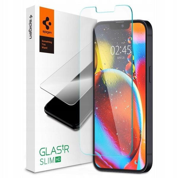 SZKŁO HARTOWANE SPIGEN GLAS.TR SLIM Apple IPHONE 14 PLUS / 13 PRO MAX zdjęcie 7