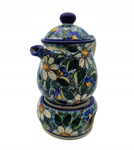 CZAJNIK Z PODGRZEWACZEM CERAMIKA BOLESŁAWIEC na Arena.pl