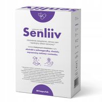 Senliiv Ułatwia zasypianie DŁUGI SEN. ASHWAGNDHA EKSTRK. 9 SKŁADNIKÓW AKTYW