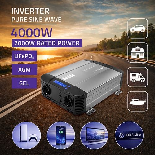 Qoltec przetwornica 12/230V 2000W sinus na Arena.pl