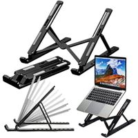 Podstawka stojak do laptopa tableta regulowana uniwersalna biała