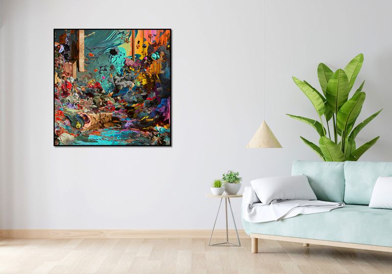 Plakat 100x100cm Wszystko i Nic zdjęcie 4