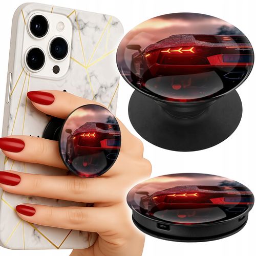 Uchwyt do telefonu Popsocket na palce/stojak LUKSUSOWE SAMOCHODY MEGA WZORY na Arena.pl