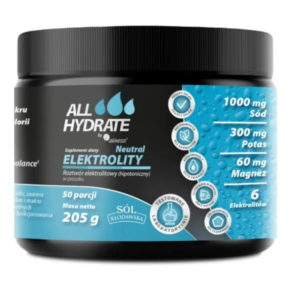 ALLHydrate - Elektrolity Neutral 205g zdjęcie 1
