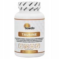 Tauryna 750 mg (Taurine) 120 Tab – Energia, Regeneracja, Skupienie – Sowelo