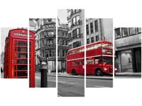 OBRAZ CZERWONA BUDKA TELEFONICZNA LONDYNIE