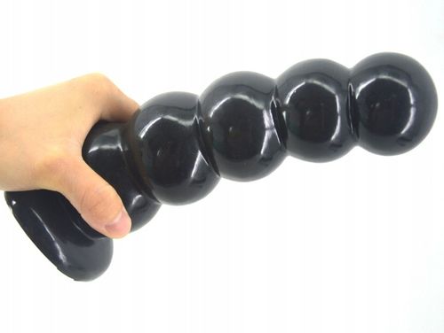 DUŻE DILDO INTYMNE BUTT PLUG KOREK MASAŻ UNISEX KULKI ANALNE na Arena.pl