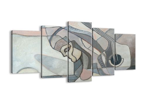 Obraz Na Płótnie - Kobieta Gitara  - 160X85 Cm - Ea160X85-3739 na Arena.pl