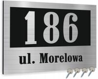 TABLICA ADRESOWA z numerem domu DIBOND 20x15 cm