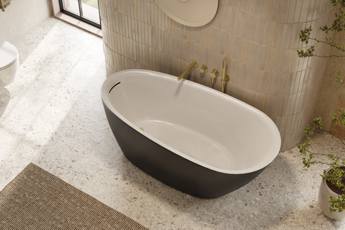 PI wylewka wannowa ścienna, złoty szczotkowany na Arena.pl