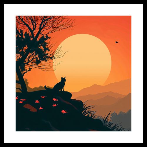 Plakat 30x30cm Kocie Wzgórze na Arena.pl