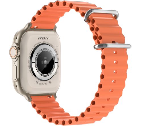 smartwatch męski rubicon rncf17 tytan/orange smarub269 na Arena.pl