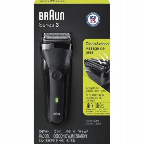 Golarka męska Braun Series 3 300 BLK/BLK na Arena.pl