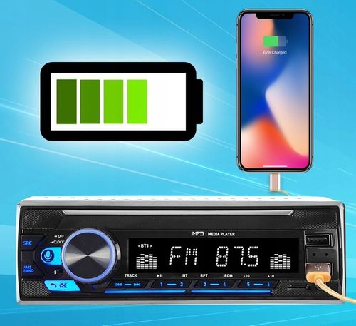 RADIO SAMOCHODOWE 1DIN USB SD MIKROFON BLUETOOTH na Arena.pl