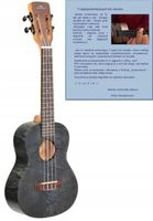 UC-HFM Ukulele koncertowe Lity Top Świerkowy ArsNova + Kurs