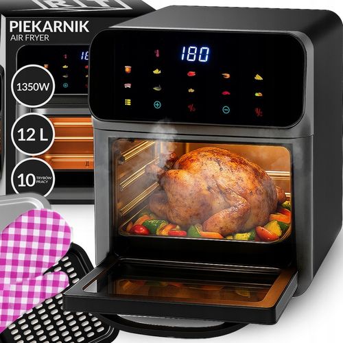 FRYTKOWNICA BEZTŁUSZCZOWA AIR FRYER 8,5L PIEKARNIK 1350W 10 TRYBÓW na Arena.pl