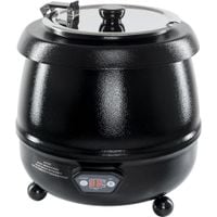 KOCIOŁEK ELEKTRYCZNY GARNEK DO ZUPY 10L KONTROLA TEMPERATURY 65-95°C | STAL