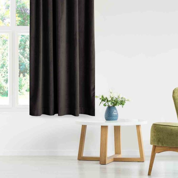 CURT/AH/VELVET/PLEAT/BLACK/140X245/1PC zdjęcie 11