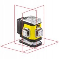 NIVEL SYSTEM LASER KRZYŻOWY 3D CZERWONY Bluetooth AKCESORIA WALIZKA CL3R