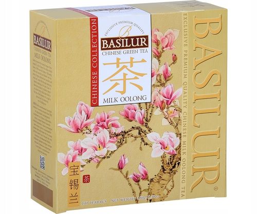 Basilur MILK OOLONG herbata zielona MLECZNA ekspresowa CHIŃSKA - 100x1,5 g na Arena.pl