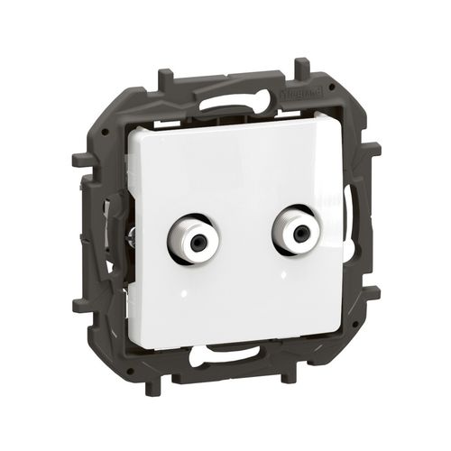 NOWE NILOE - GNIAZDO TV TYP "F-F" TYPU GWIAZDA 1,5 DB BIAŁE - Legrand NP4101WH na Arena.pl