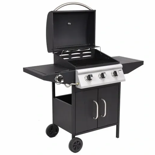 GRILL GAZOWY OGRODOWY 12,8 kW 4 PALNIKI PÓŁKI LUND zdjęcie 8