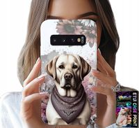 ETUI DO SAMSUNG GALAXY S10 - PIESEK PIESKI HUSKY PSIE WZORY + FOLIA