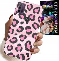 ETUI DO MOTOROLA MOTO G10 / G30 - RÓŻOWA PANTERKA PANTERA KOBIECE WZORY
