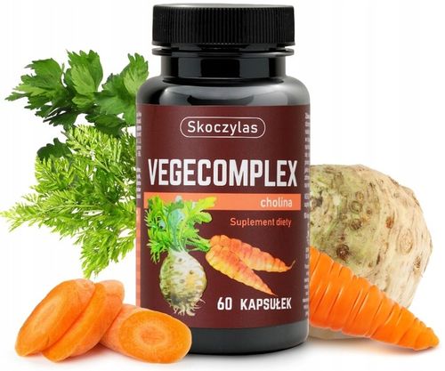 Skoczylas VEGECOMPLEX Cholina Wapń JOD Żelazo B12 na Arena.pl