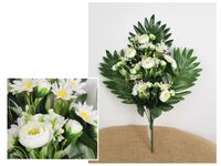 bukiet piwonia, stokrotka z dodatkami wys. 53 cm (kwiat 4-2,5 cm)