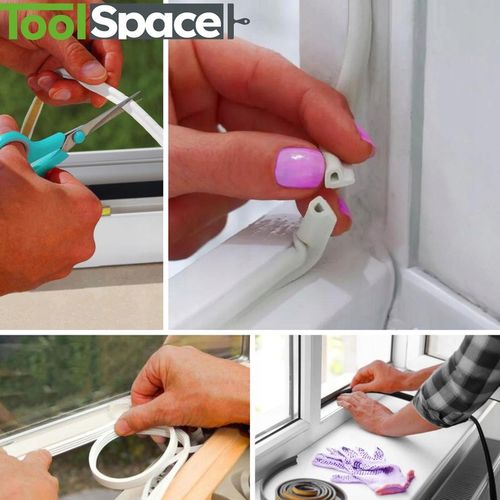 Uszczelka do okien i drzwi D 25mb mb BIAŁY na Arena.pl