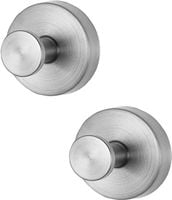 Haczyki Łazienkowe na Przyssawki Stal Nierdzewna Srebrne 2 Sztuki Mocne